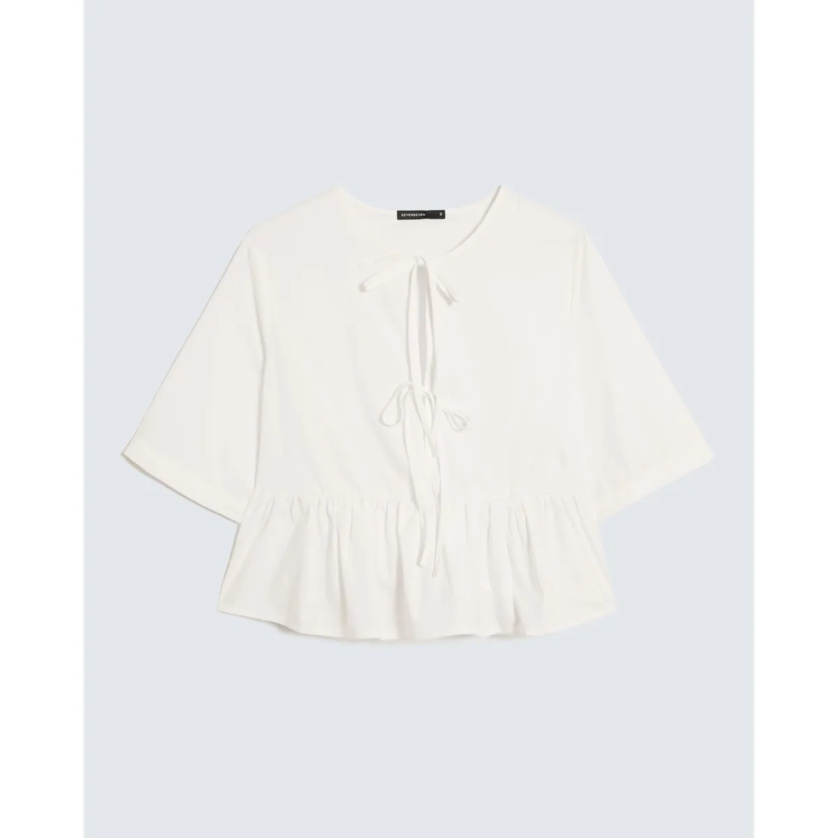 SEVEN SEVEN - Blusa Para Mujer Manga Corta Color Crudo Marca Seven Seven #28124043