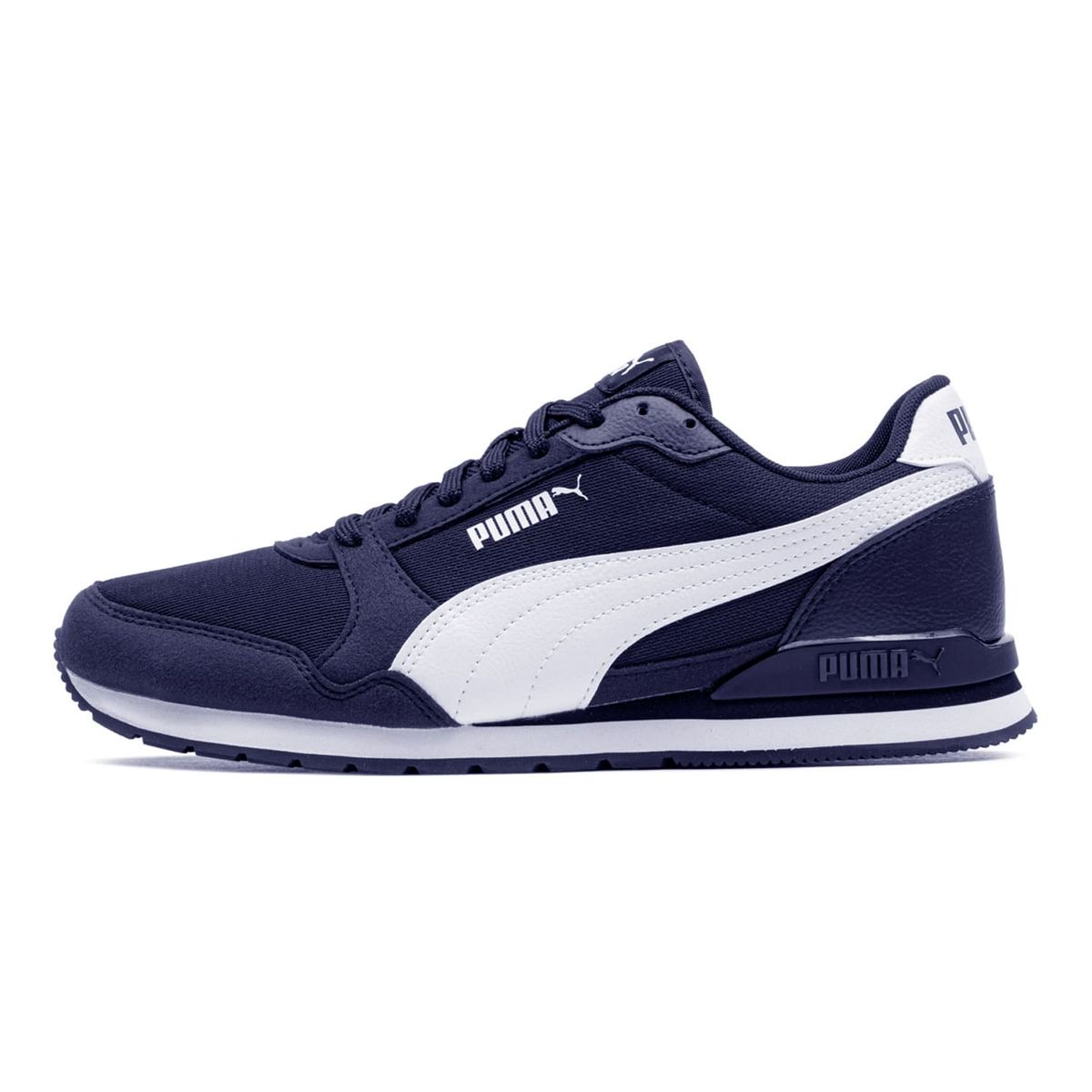 PUMA - Tenis Puma Azul Hombre St Runner V6