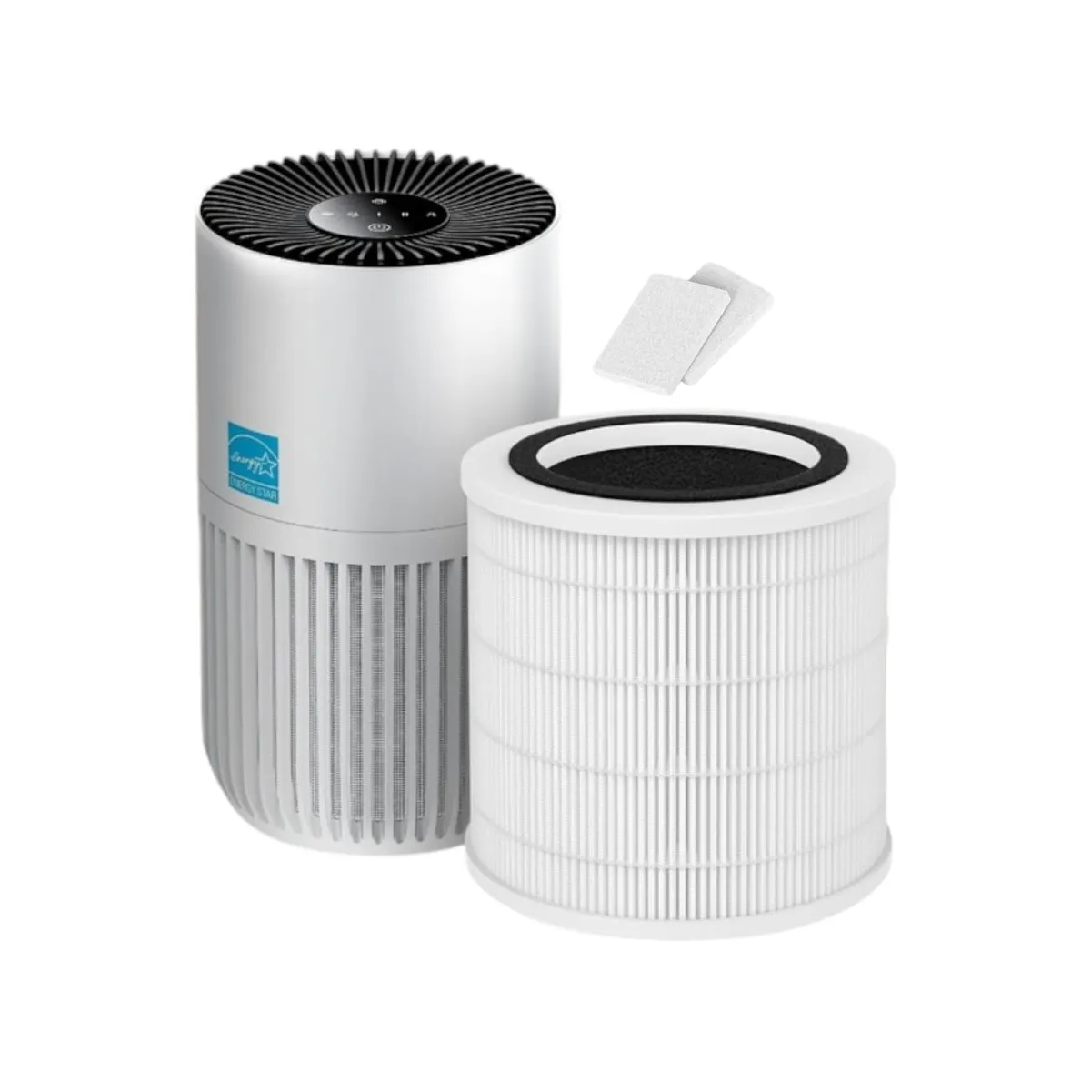 GENERICO - Mini Purificador Goveelife + Repuesto De Filtro y Almohadillas