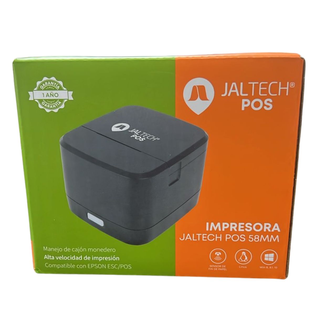 JALTECH - Impresora Térmica Jaltech Pos 58mm Usb Rj11