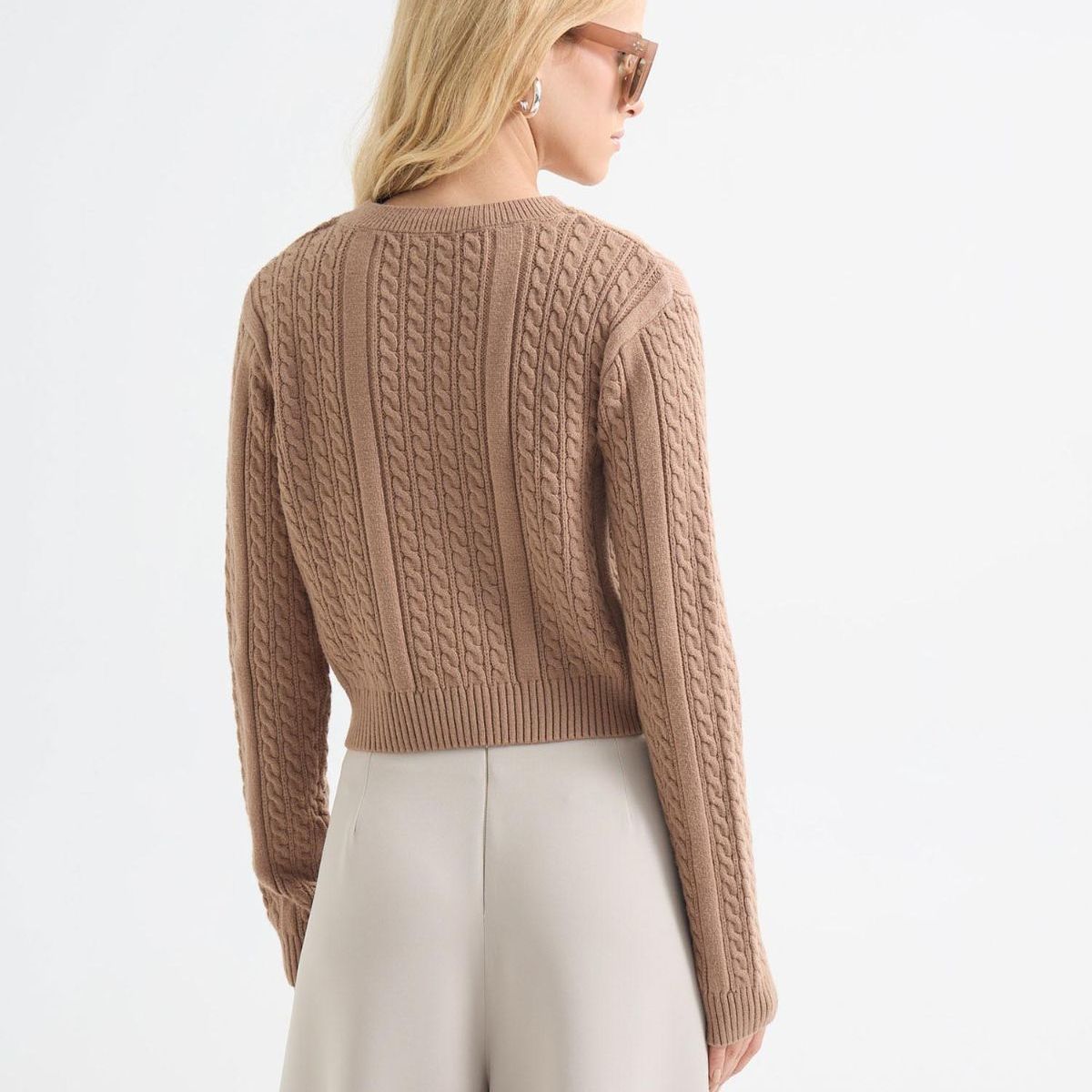 SEVEN SEVEN - Saco Para Mujer Cuello Redondo Color Camel Marca Seven Seven #28330662