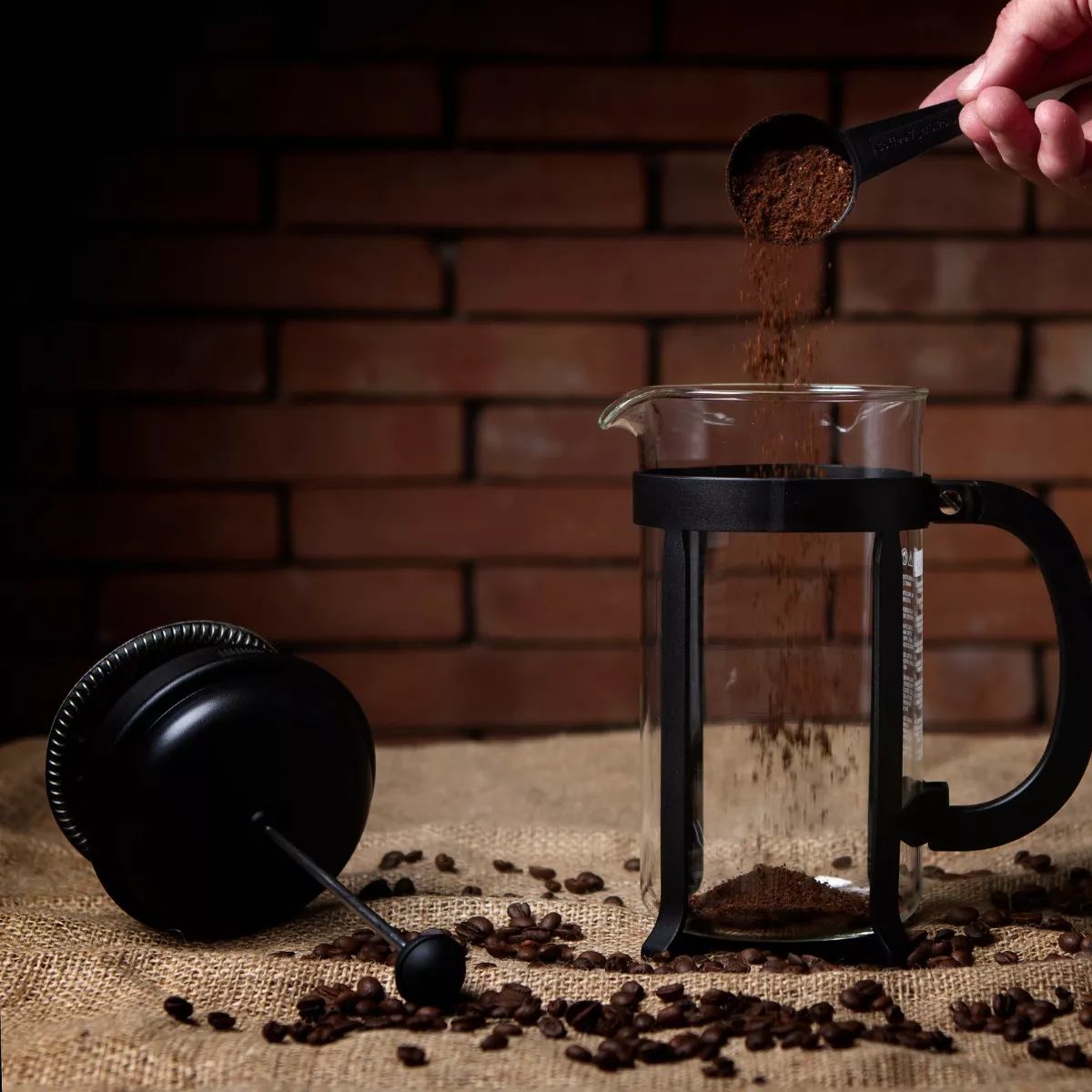 GENERICO - Prensa Francesa En Vidrio Borosilicato Cafe Cafetera 1 Litro