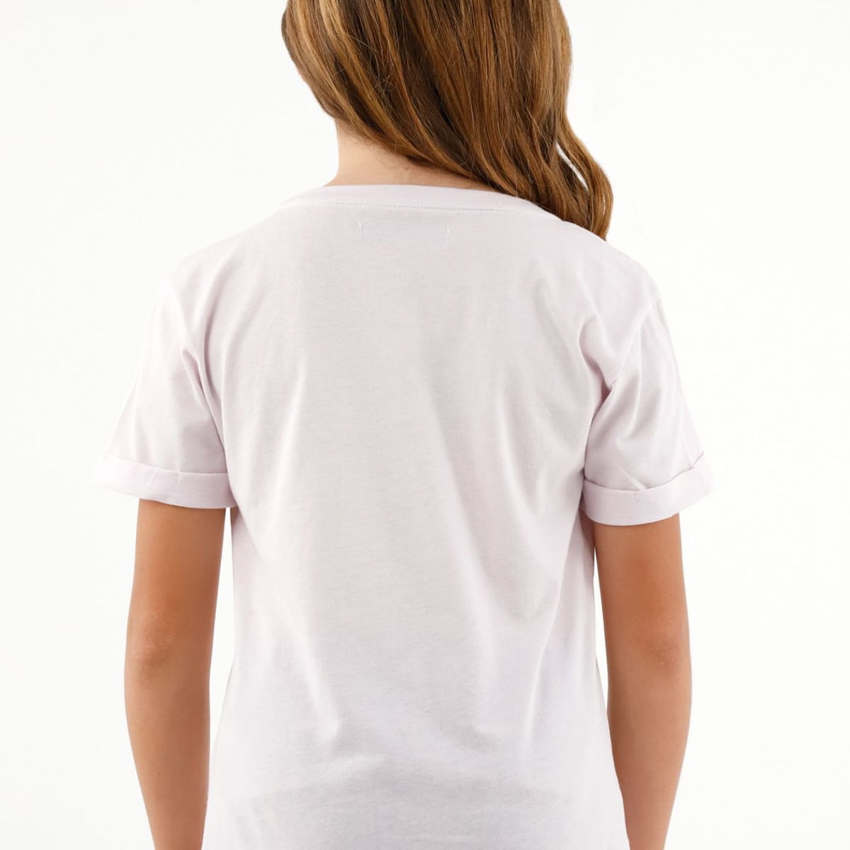 TENNIS - Camiseta morada estampada para niña