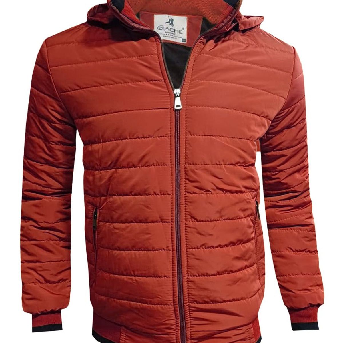 MODA EN CIRCUITO - Chaqueta Impermeable Para Hombre Terracota