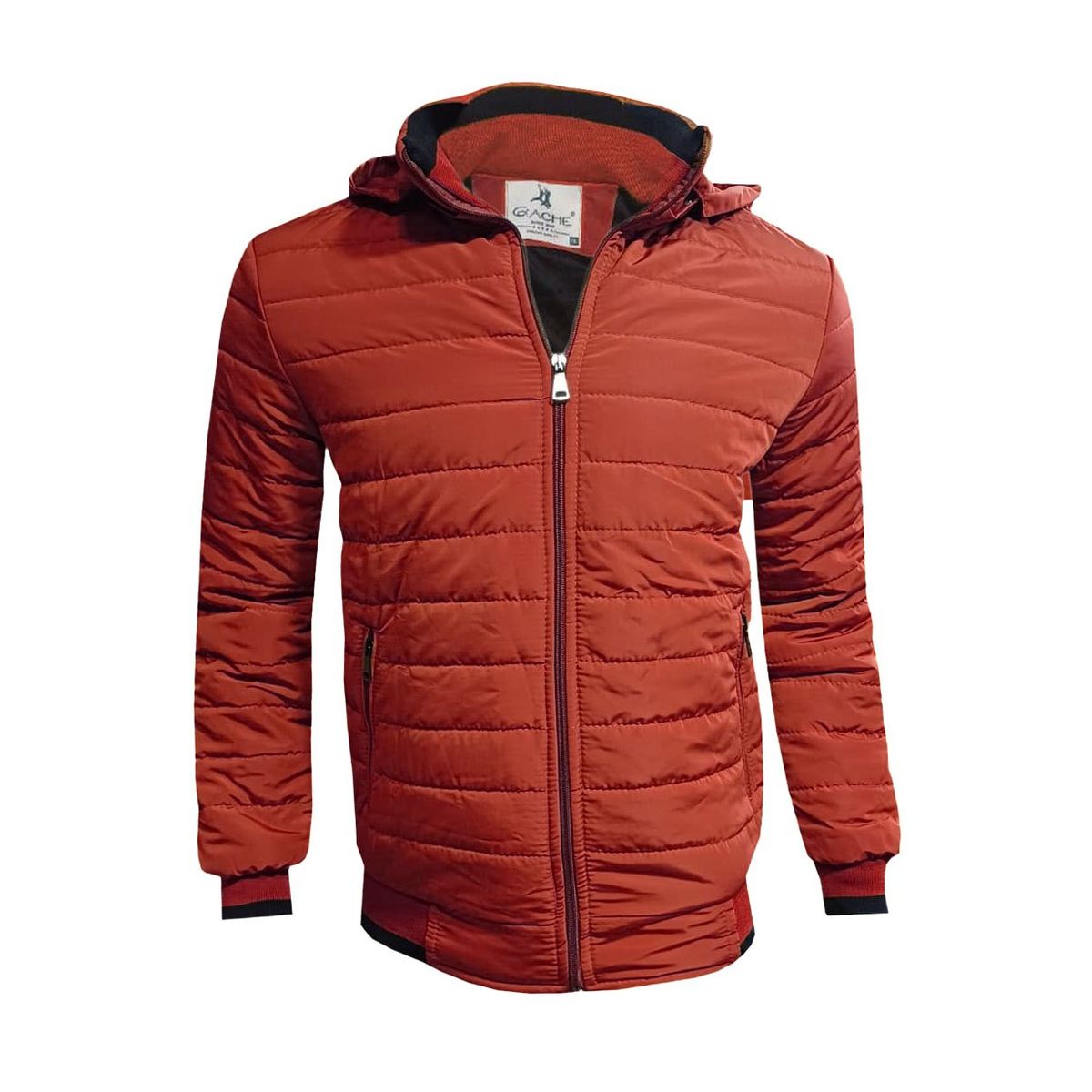 MODA EN CIRCUITO - Chaqueta Impermeable Para Hombre Terracota