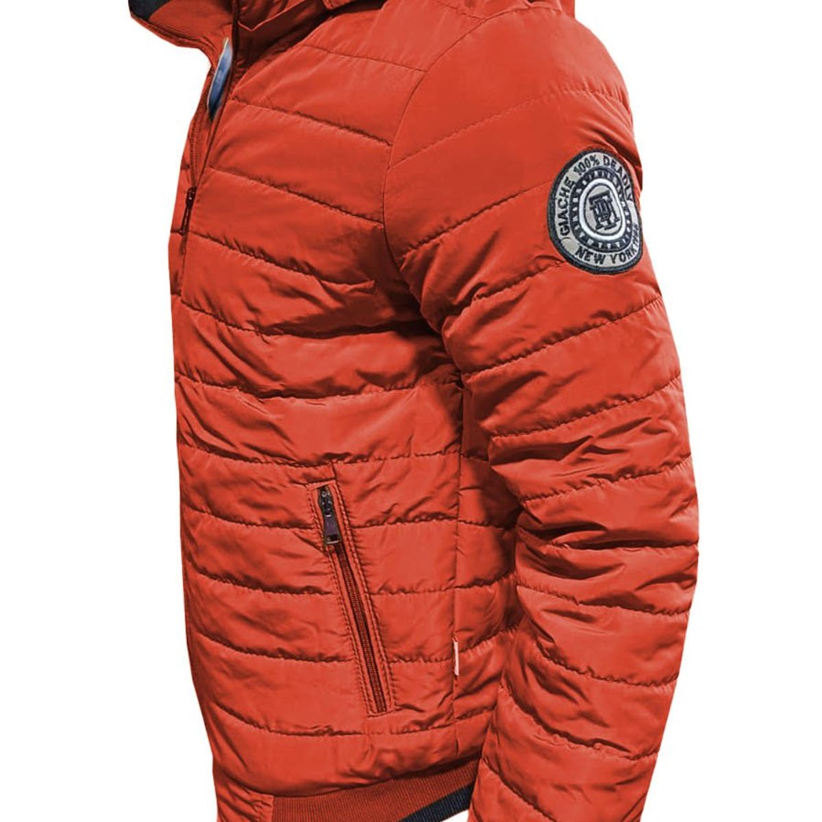 MODA EN CIRCUITO - Chaqueta Impermeable Para Hombre Terracota