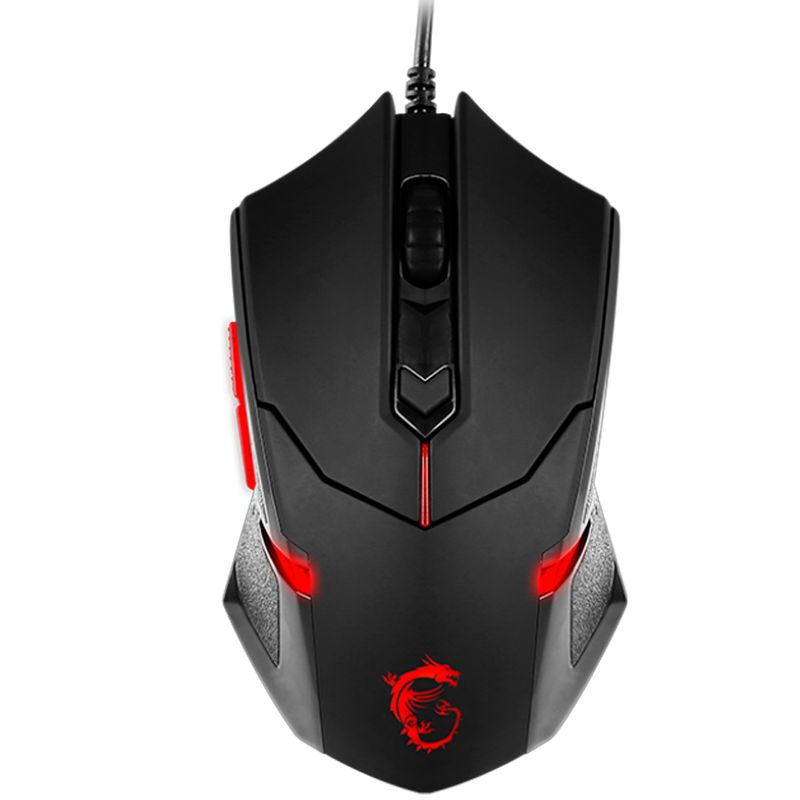 MSI - Mouse Gamer MSI INTERCEPTOR DS B1 Negro RGB