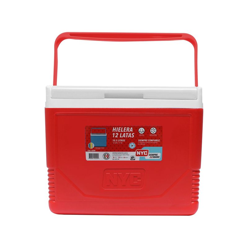 GENERICO - Nevera 10.5 Litros Portátil Camping Hielera Cooler Aire Libre