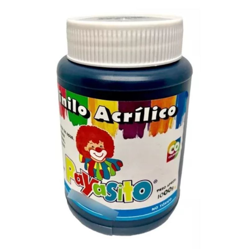 GENERICO - Vinilo Acrílico Payasito 1000 Gr Negro