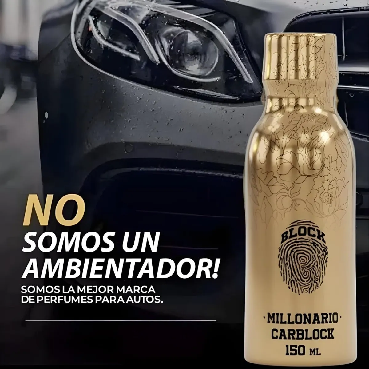 CARBLOCK - 3 Perfumes Para Carro Carblock Ambientador Para Millonarios