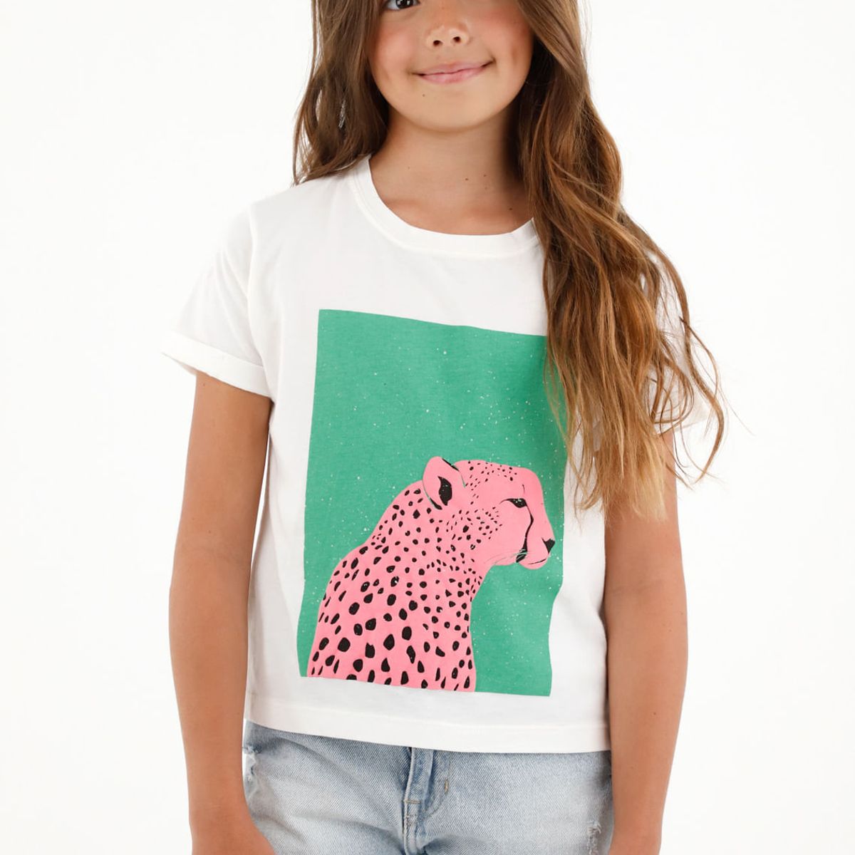 TENNIS - Camiseta con estampado frontal para niña