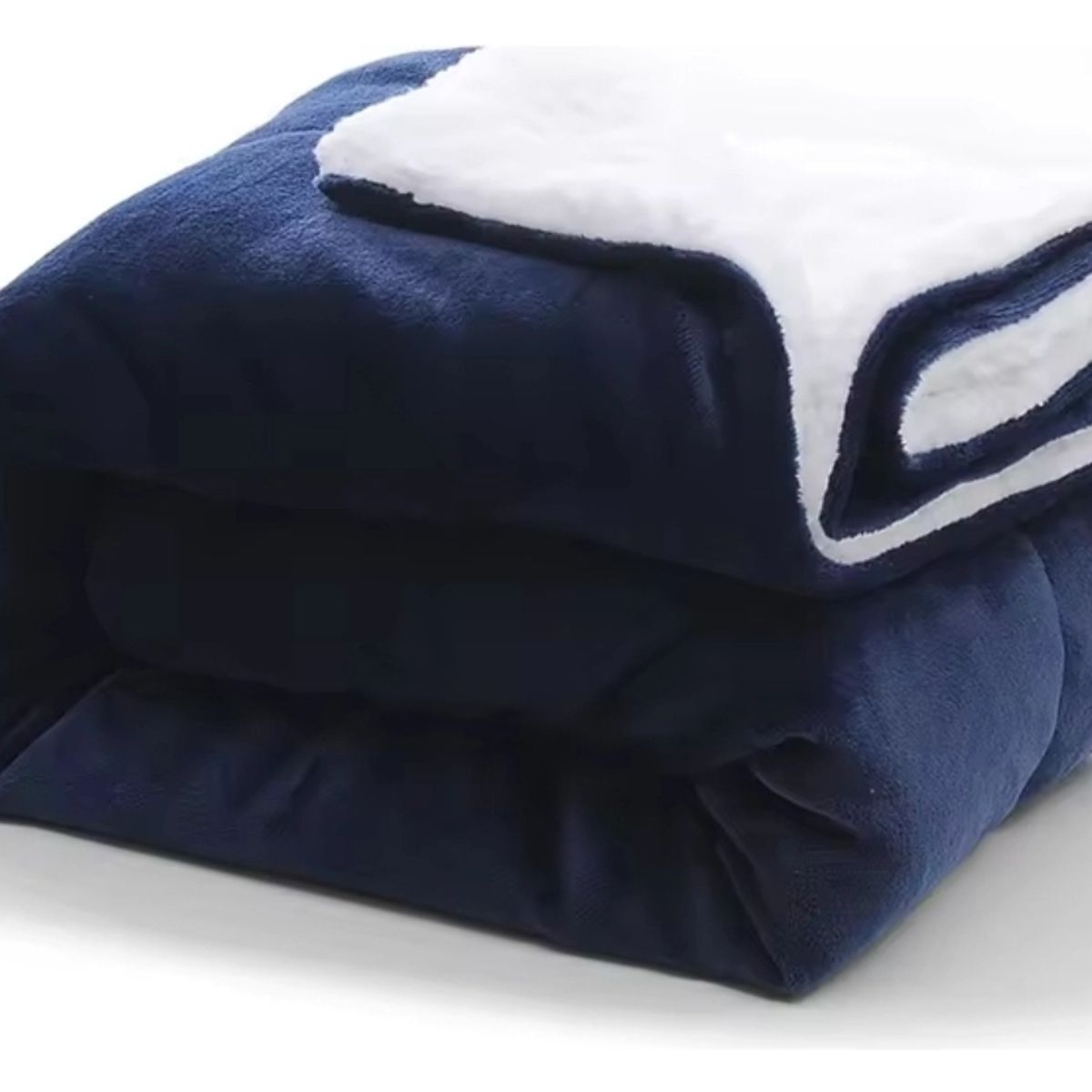 GENERICO - Cobija Térmica Ovejero Cama Doble-Queen 190x210 Color Azul