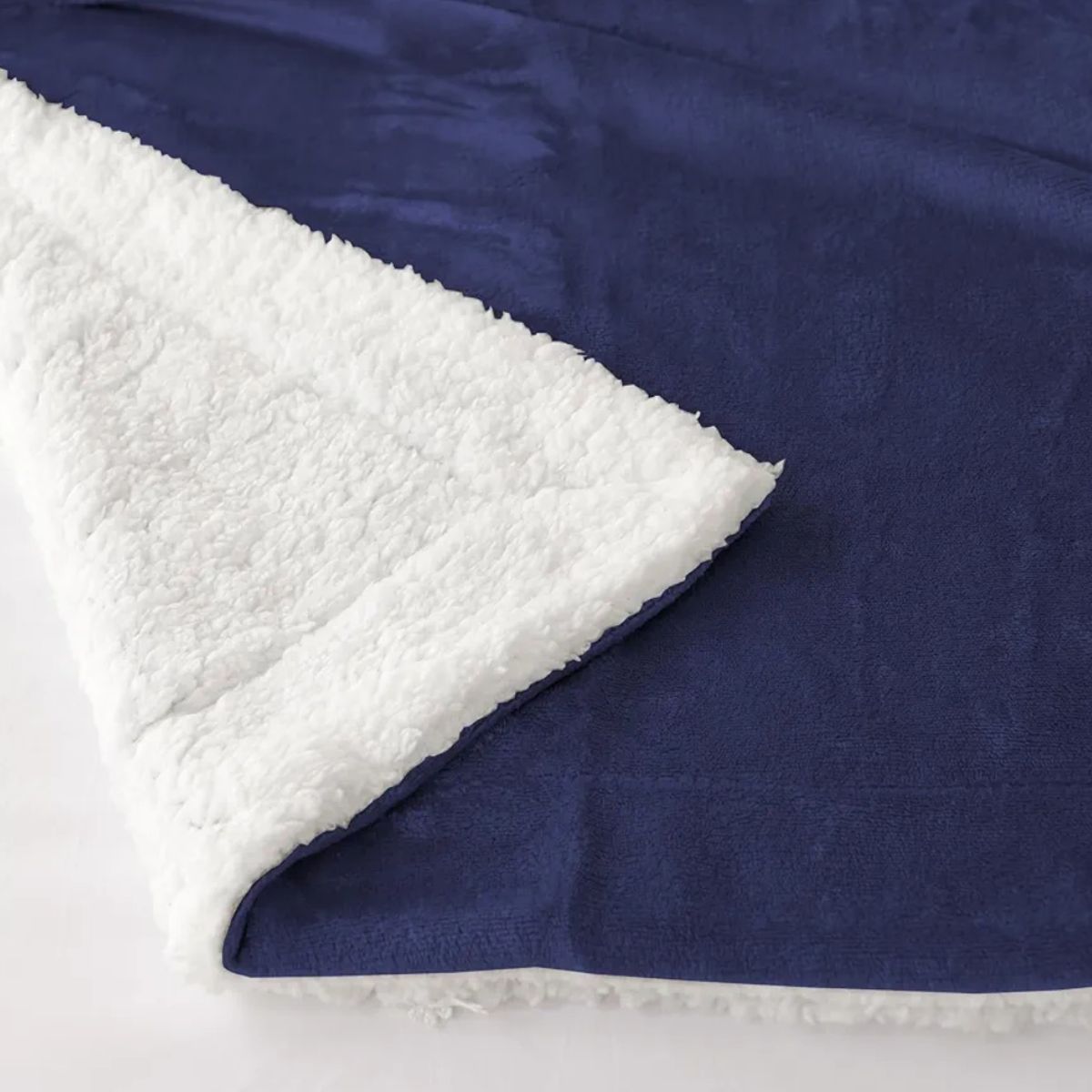 GENERICO - Cobija Térmica Ovejero Cama Doble-Queen 190x210 Color Azul