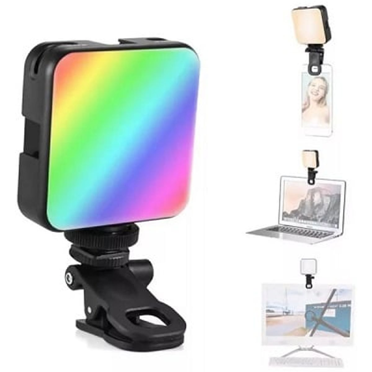 GENERICO - LUZ LED RGB CON CLIP REF AY - 83