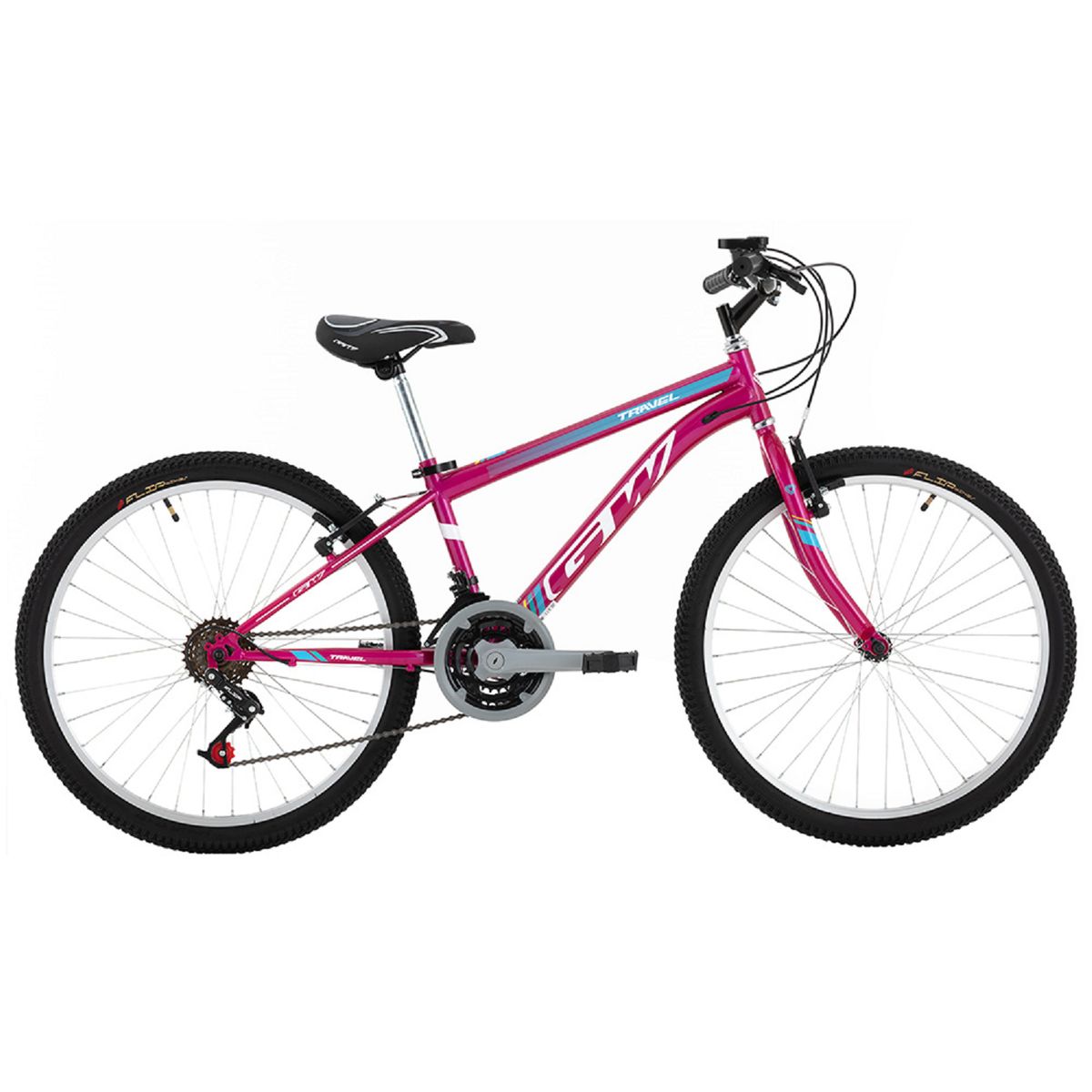 GW - Bicicleta GW Travel rin 26 18 Vel Rosa