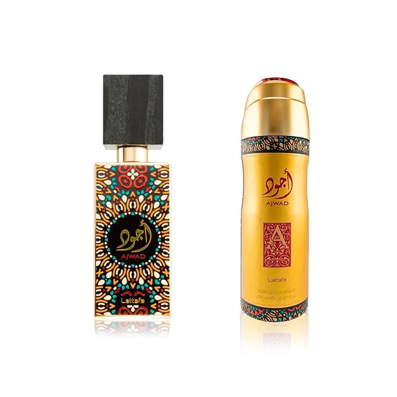 LATTAFA - Perfume Ajwad Lattafa 60ml + Body Spray 200ML