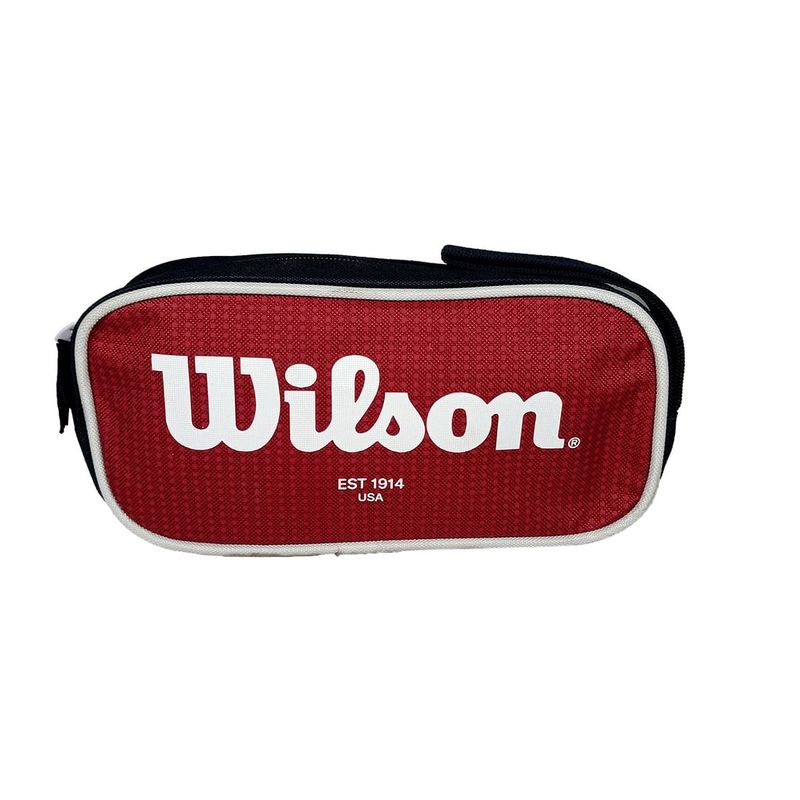 WILSON - Cartuchera Escolar Wilson Quingdao Vinotinto-Negro Unisex