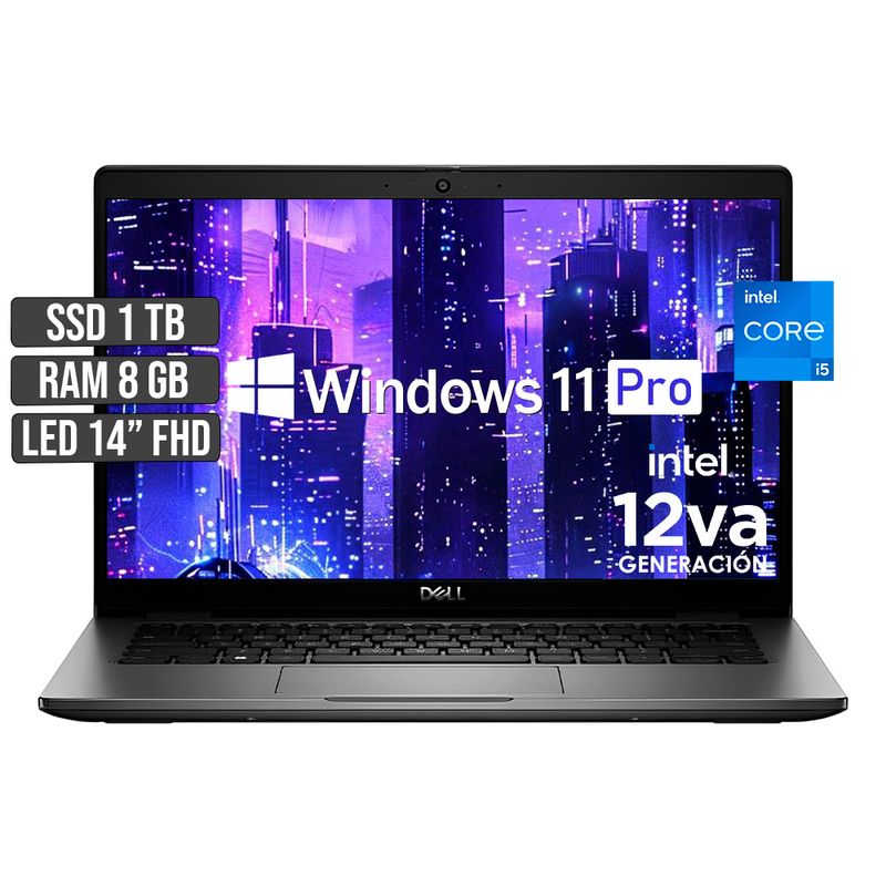 DELL - DELL LATITUDE INTEL CORE I5-1235U SSD 1TB RAM 8GB LED 14 FHD