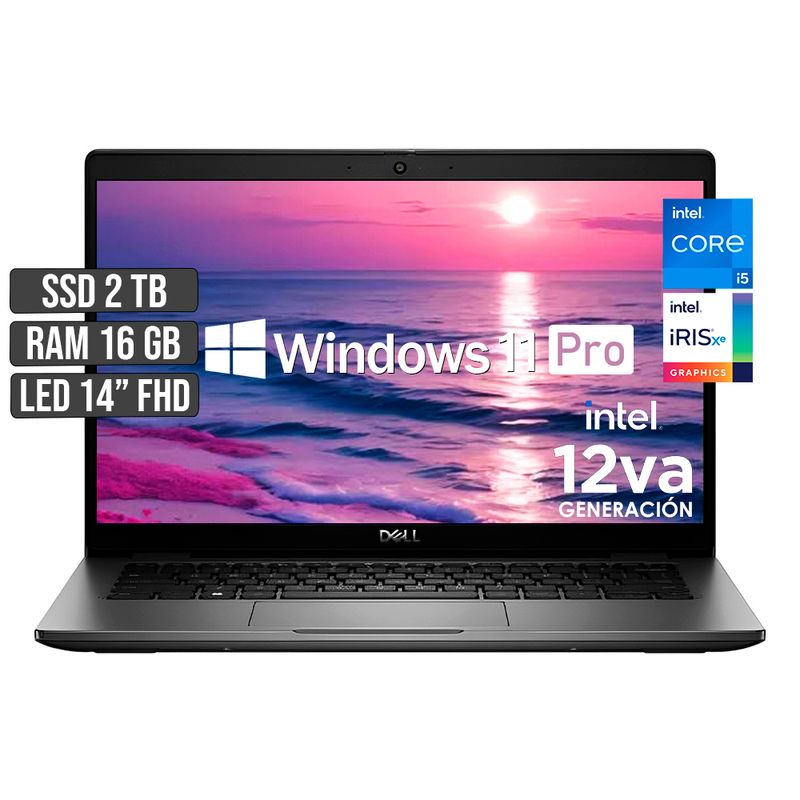 DELL - DELL LATITUDE INTEL CORE I5-1235U SSD 2TB RAM 16GB LED 14 FHD