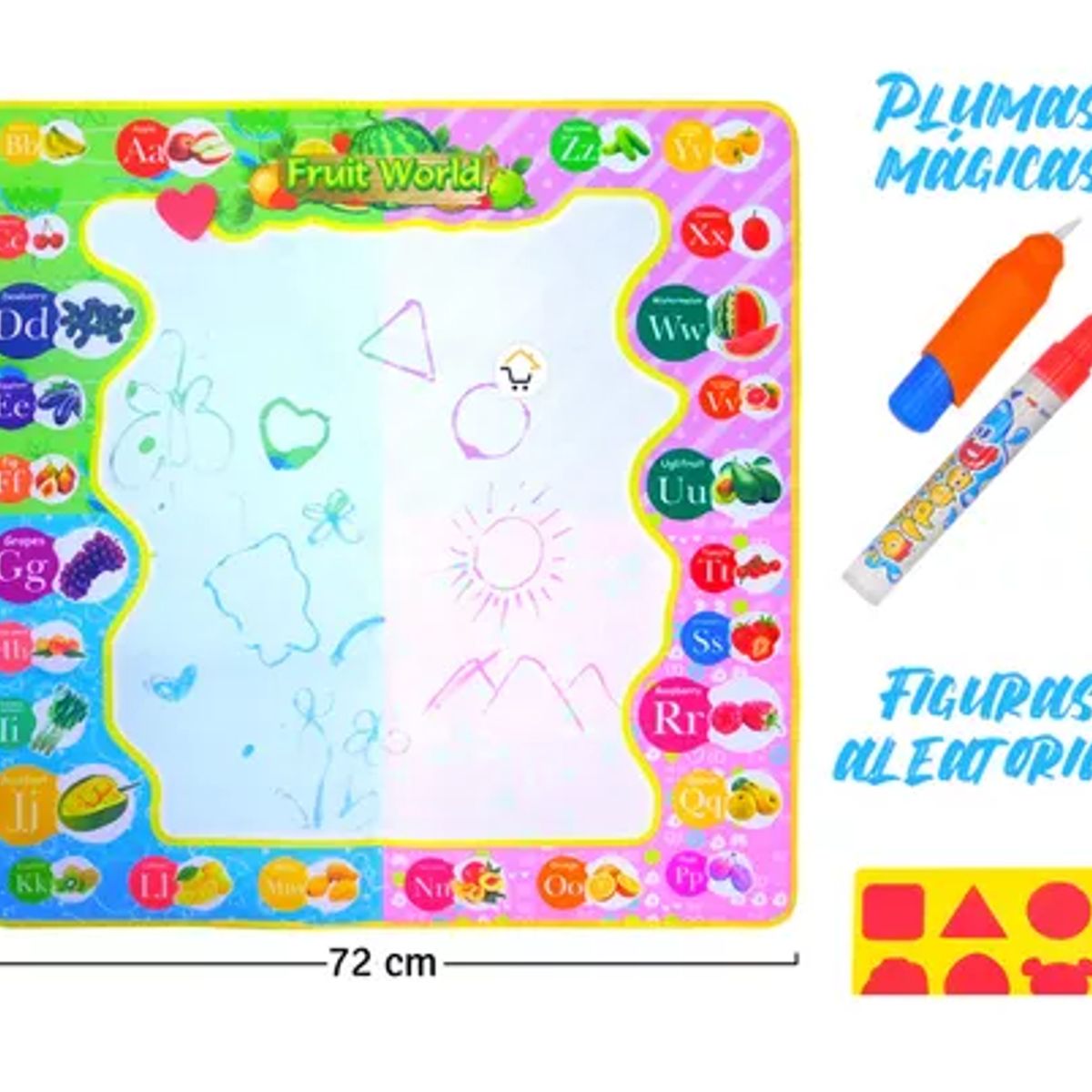 GENERICO - Tapete Mágico Pintar Colorear Arte Niños Didáctico