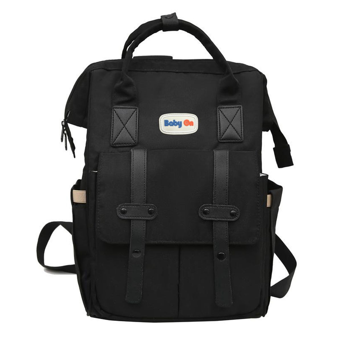 BABY ON - Pañalera Para Bebé Con Cambiador Multiusos Baby On Negra