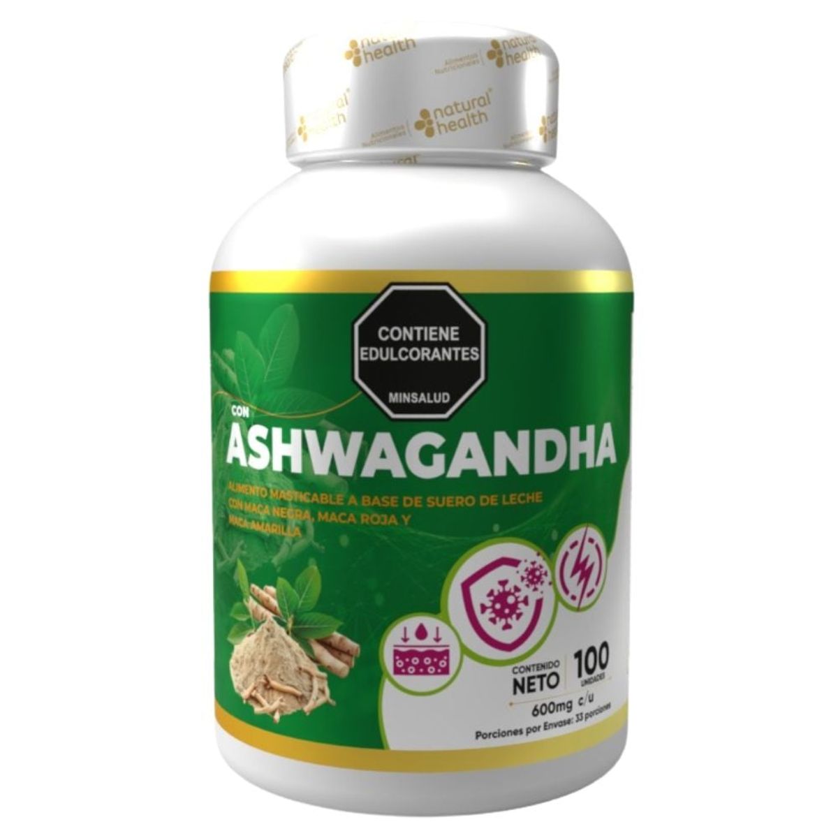 NATURAL MEDICINE - Ashwagandha en Pastas con Invima