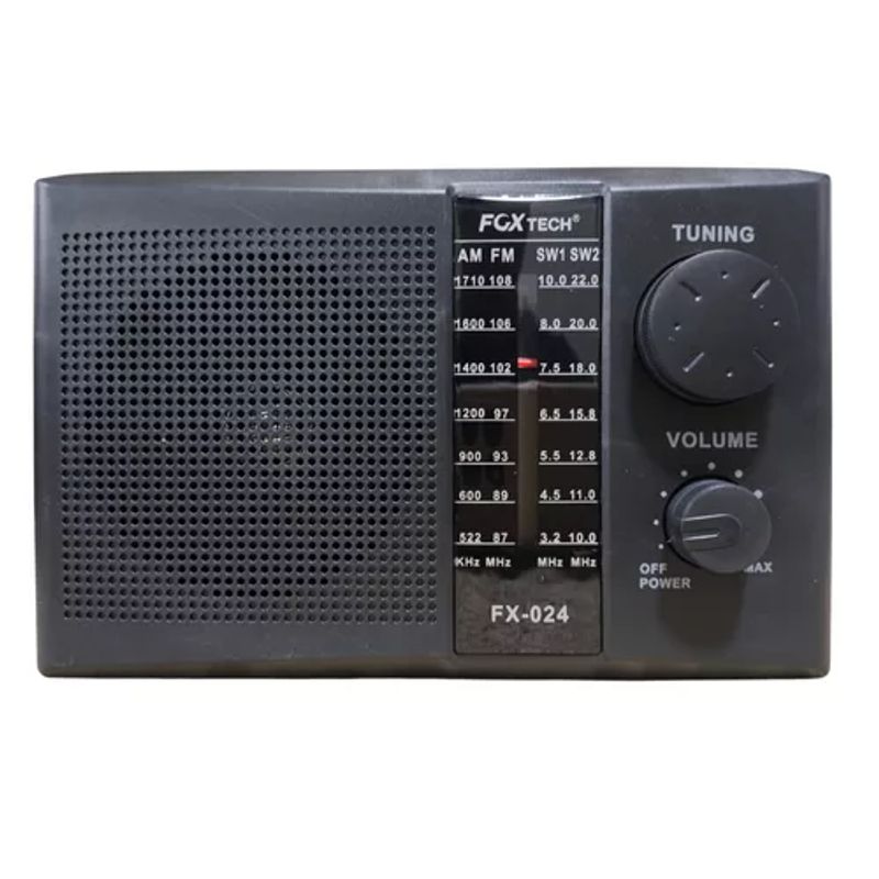 GENERICO - Radio Portátil 4 Bandas Audífonos Usb Am Fm Antena Mic Mp3
