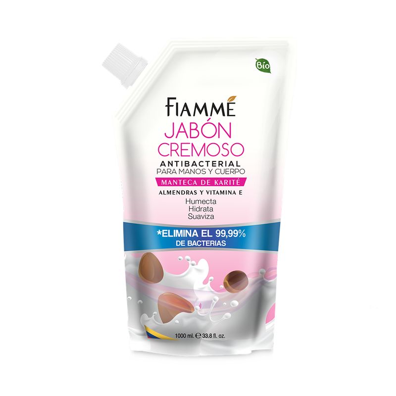 FULL FRESH - JABÓN HUMECTANTE CREMOSO ANTIBACTERIAL MANTECA-KARITE x1000ML