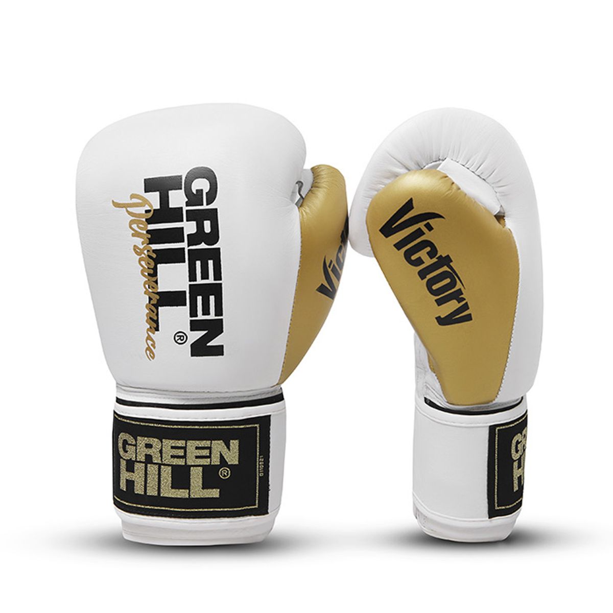 GREENHILL - GUANTES DE BOXEO REF. VICTORY COLOR BLANCO/DORADO 12 0Z