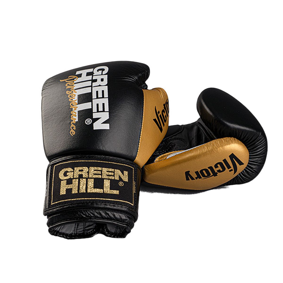 GREENHILL - GUANTES DE BOXEO REF. VICTORY COLOR NEGRO/DORADO 16 0Z