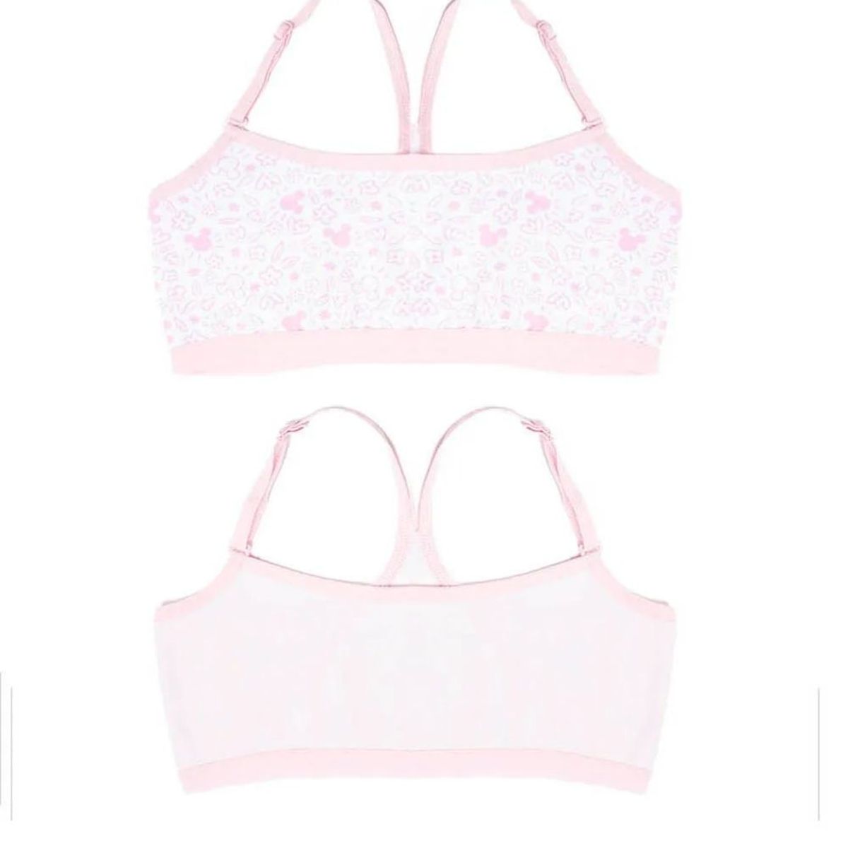 LILI PINK - Top en algodón para niña coleccion Minnie paquete x2