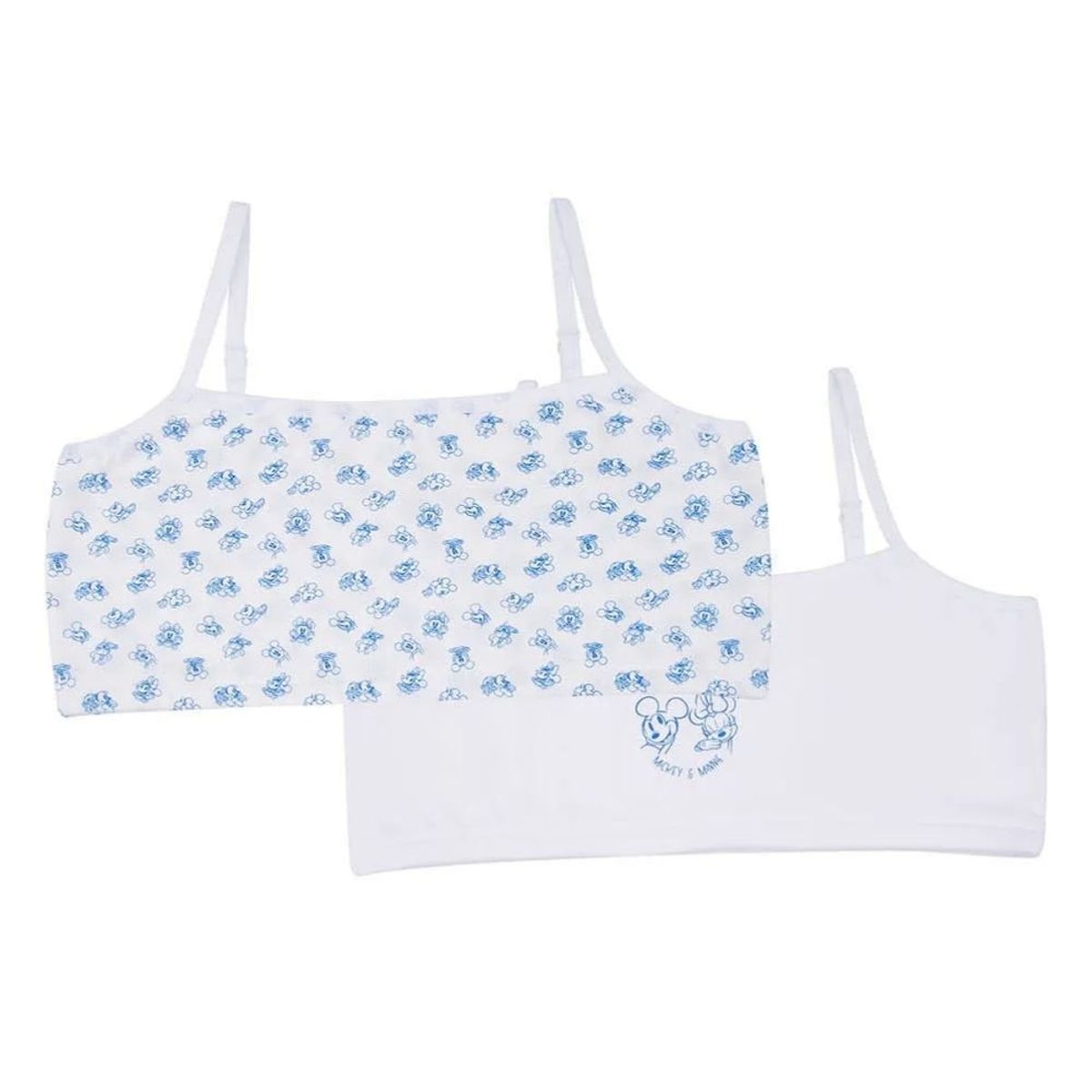 LILI PINK - Top para niña coleccion Minnie en algodón paquete x2