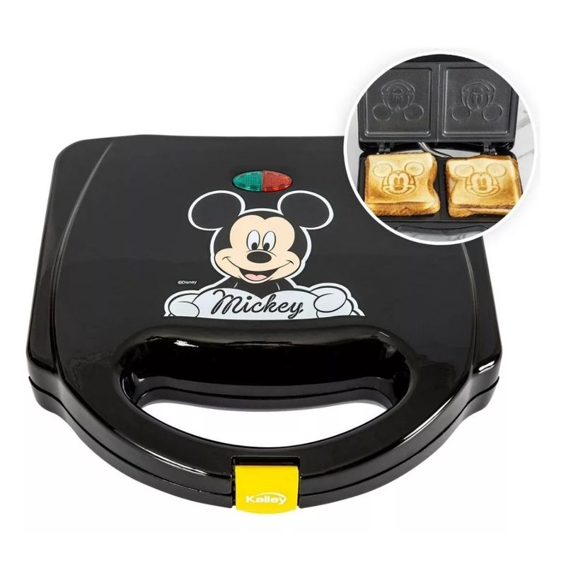 KALLEY - sanduchera electrica kalley 2 puestos mickey mouse disney