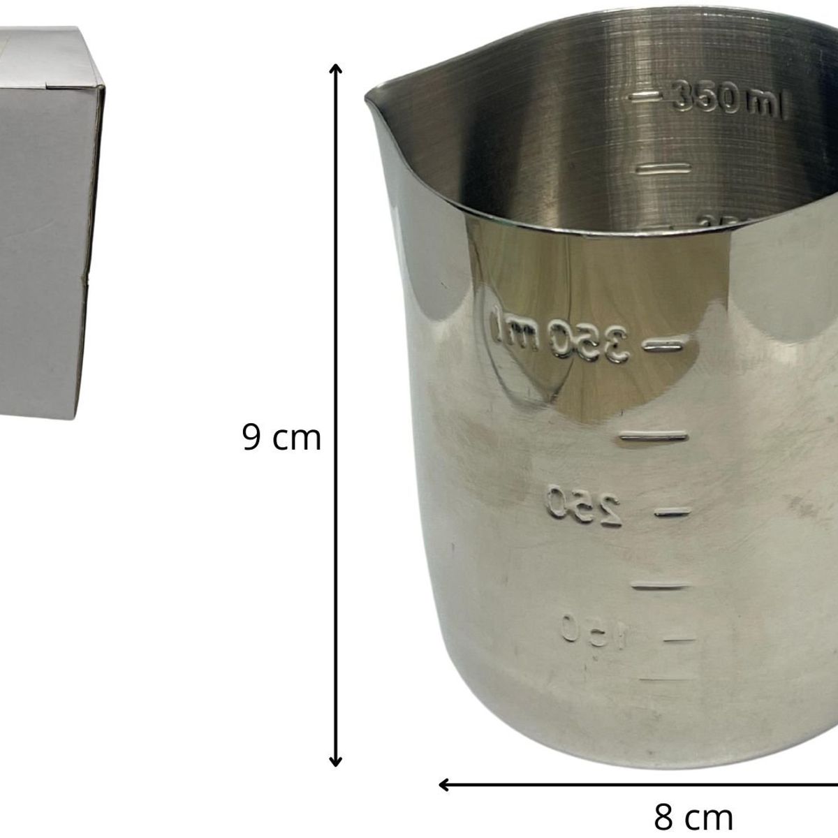 MAZUGI - Jarra Leche Espuma Expreso Café Barista350mlacero Inoxidable