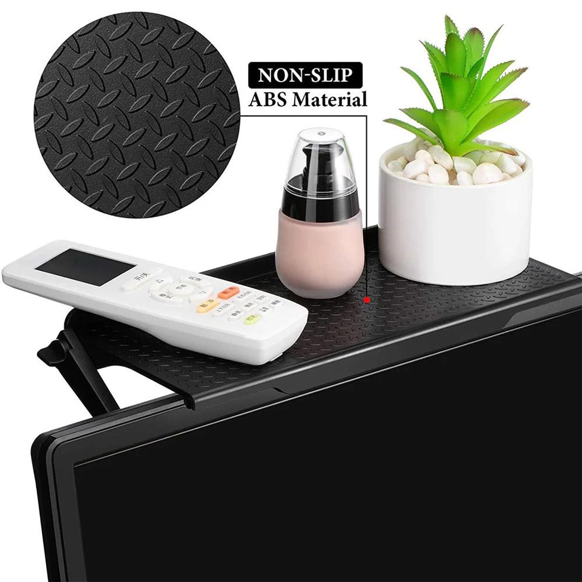 GENERICO - Soporte De Pantalla Tv Y Pc Estante Ajustable Plegable