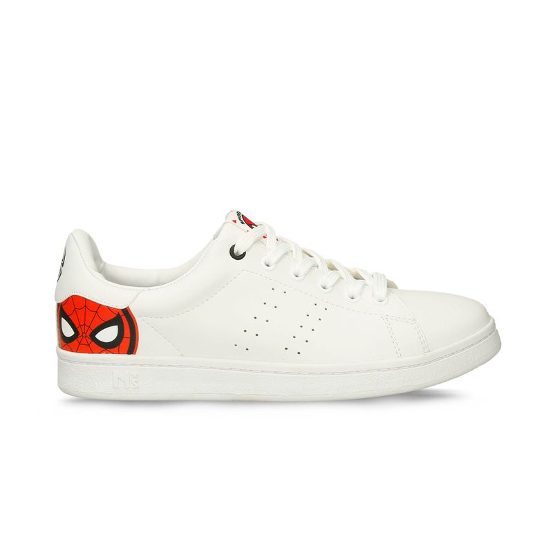 MARVEL - Tenis Para Hombre Licenses Marvel Blanco Limoncito L