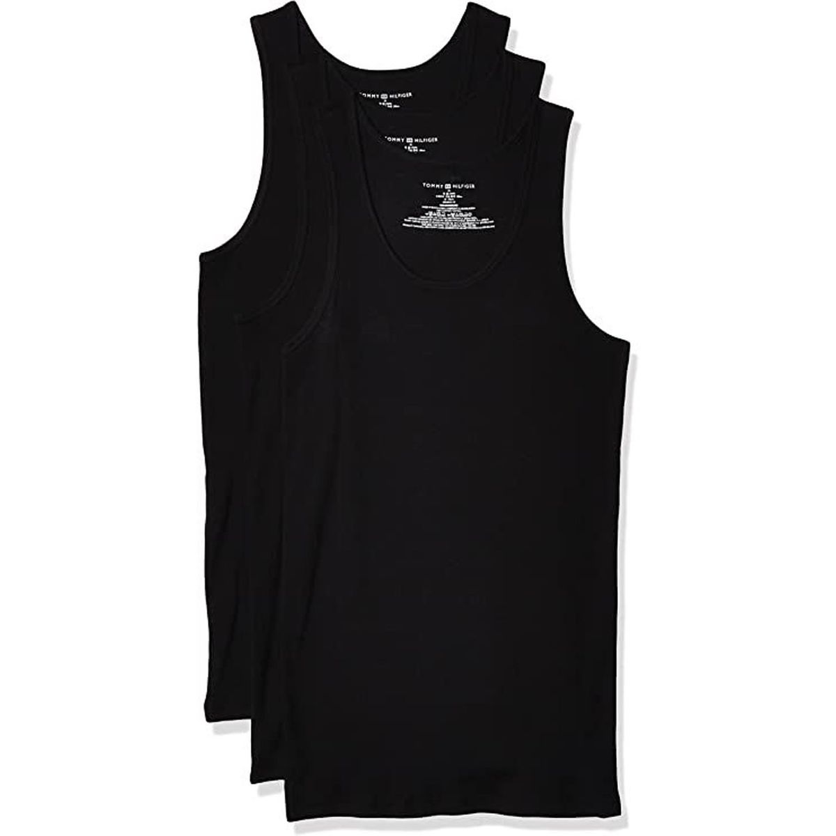 TOMMY HILFIGER - Pack negro de 3 Camisetas sin mangas Tommy Hilfiger