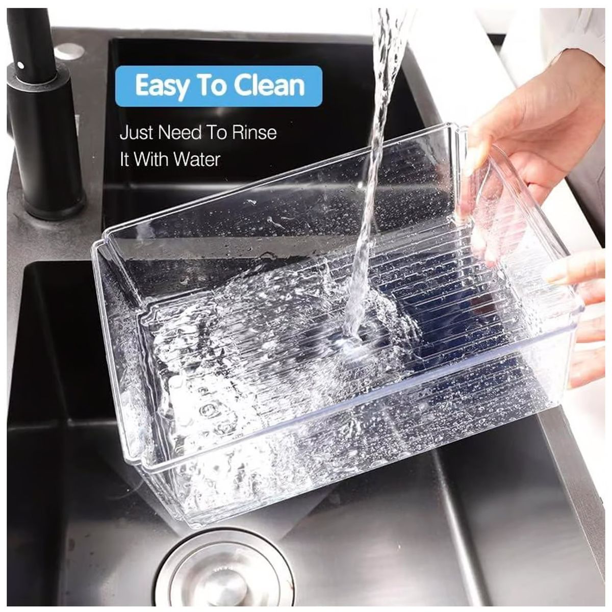 ONE PIXEL - Organizador Nevera Cocina Set 10 Contenedores Con Tapa