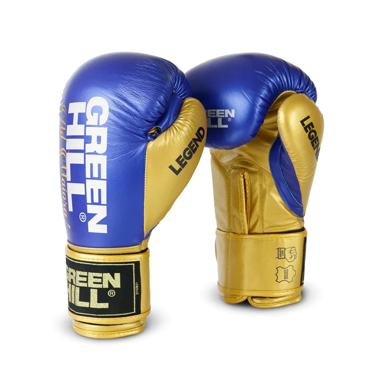GREENHILL - GUANTES DE BOXEO REF LEGEND COLOR AZULDORADO 10 OZ