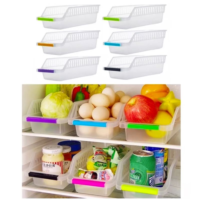 ONE PIXEL - Organizador Nevera Y Cocina Set X6 Color Multicolor