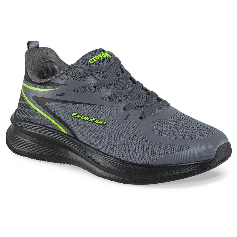 CROYDON - Tenis Running Zada Gris Osc para Hombre Croydon