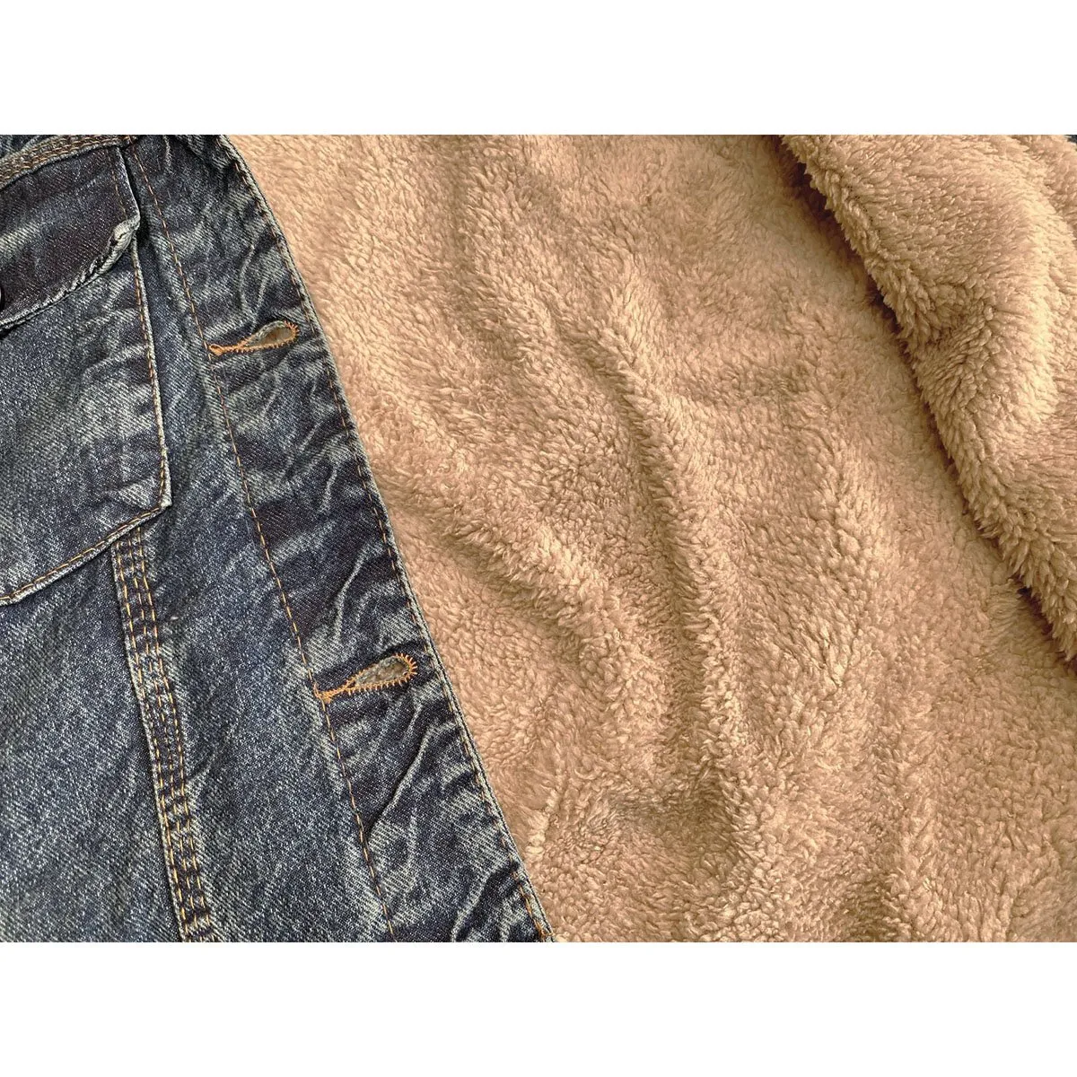 THE CLOTHING COMPANY - Chaqueta Hombre Jean Ovejera