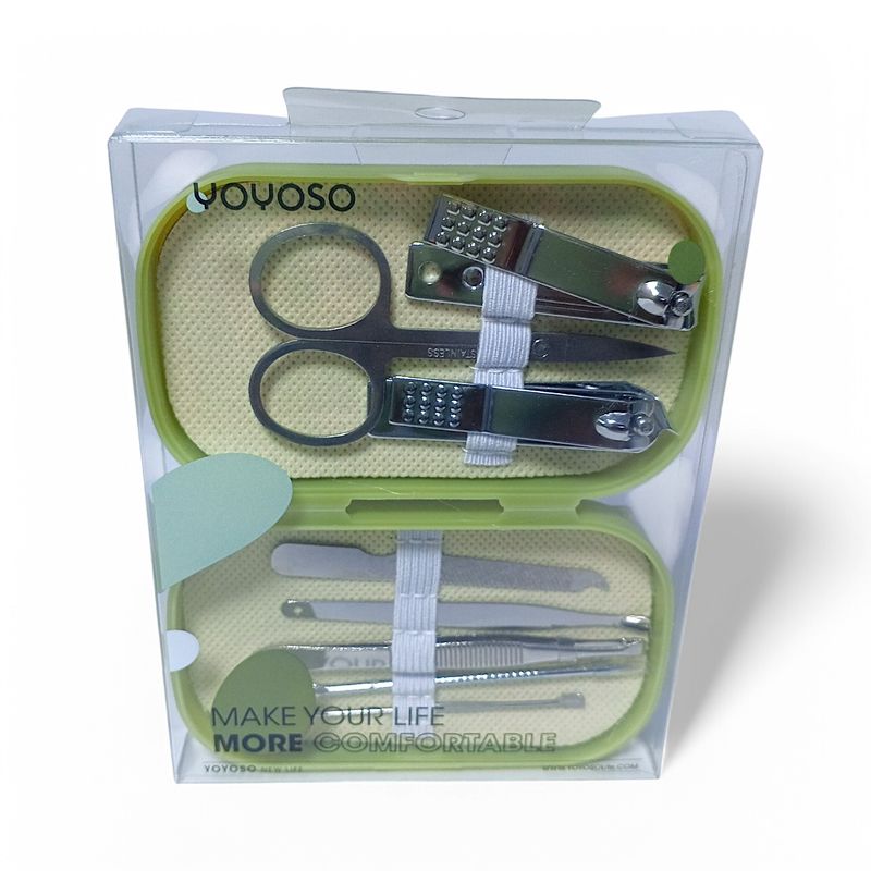 YOYOSO - SET DE CORTAUÑAS - 8 UND - VERDE