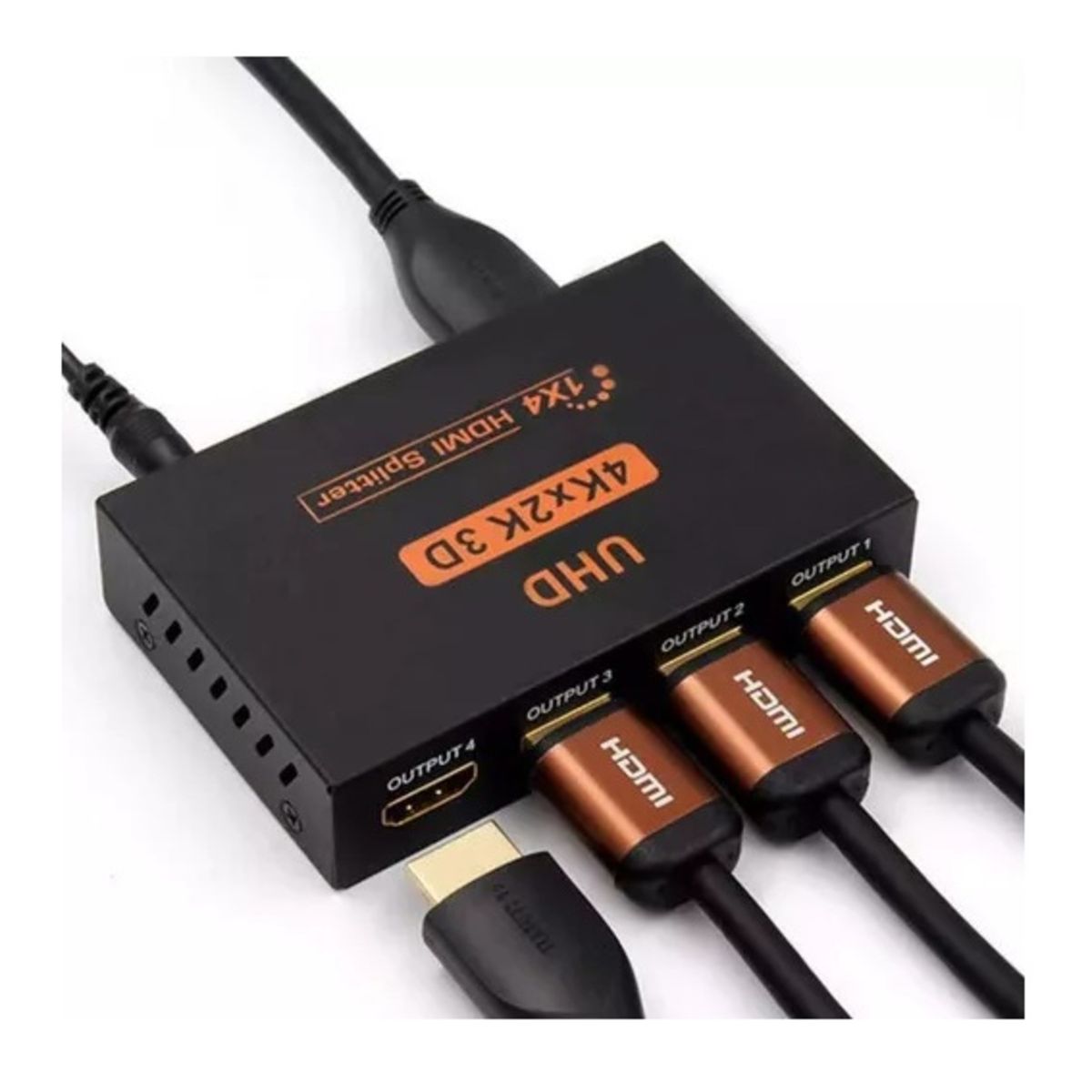 GENERICO - Multiplicador Splitter Hdmi 1x4 1 Entrada 4 Salidas 3d Hd 4k