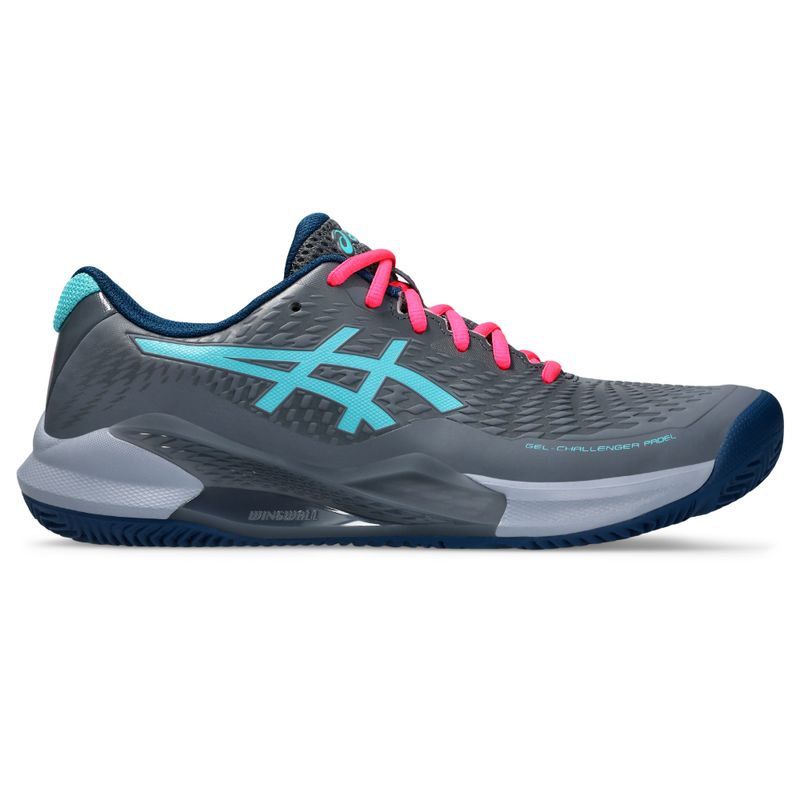 ASICS - Tenis Asics Gel-Challenger 14 Para Padel Hombre-Gris/Azul