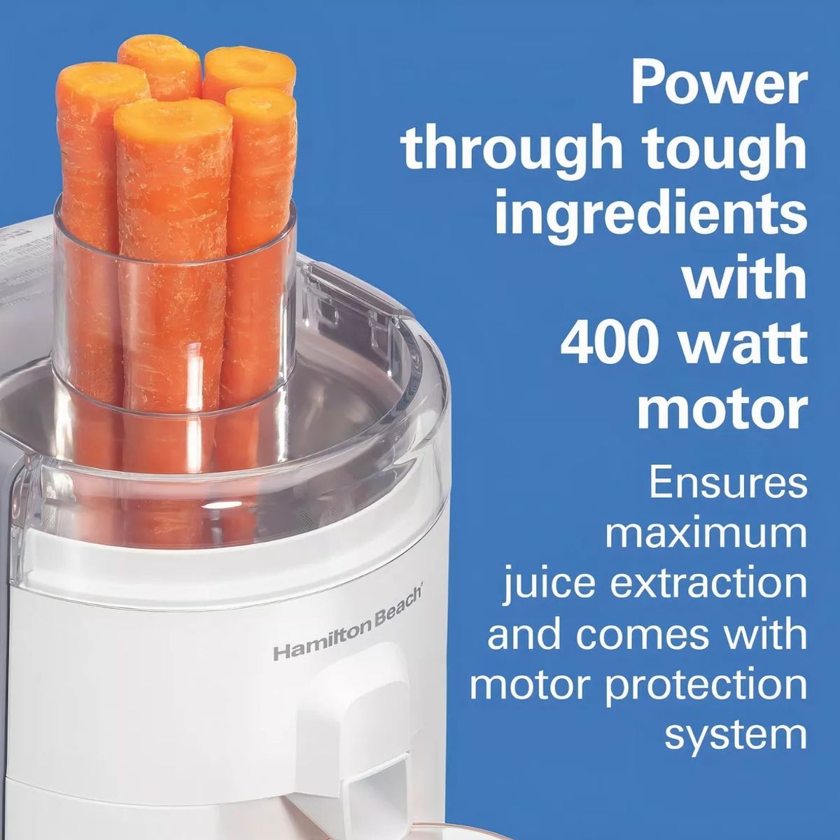 HAMILTON BEACH - Extractor de Jugos de Alta Eficiencia HealthSmart Hamilton Beach 67501