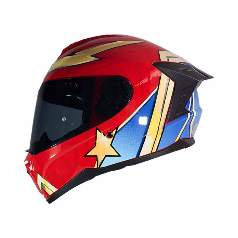 EDGE HELMETS - CASCO EDGE CERTI ECE2206 DC COMICS WONDER WOMAN TLL L BRILLO