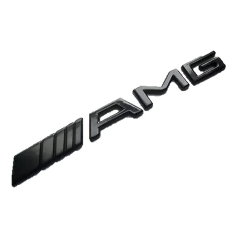 GENERICO - Emblema Mercedes Benz Amg Baul Negro Escudo W203 W204 C E Ml