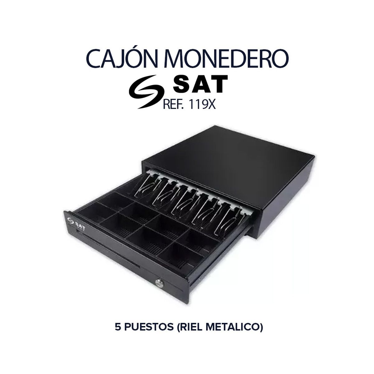 SAT - CAJON MONEDERO SAT 119X - 5 PUESTOS