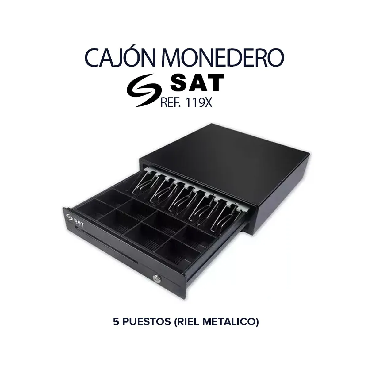 SAT - CAJON MONEDERO SAT 119X - 5 PUESTOS